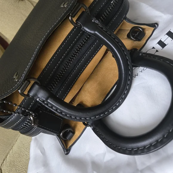 Coach Rogue 20 Black And Pewter HDW - Picture 3 of 16